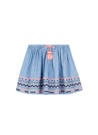 Main View - Click To Enlarge - SEED HERITAGE  - x The Webster folk embroidered kids skirt