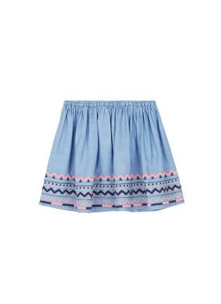 Figure View - Click To Enlarge - SEED HERITAGE  - x The Webster folk embroidered kids skirt