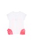 Figure View - Click To Enlarge - SEED HERITAGE  - x The Webster flamingo ruffle kids T-shirt