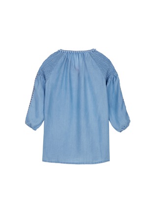 Figure View - Click To Enlarge - SEED HERITAGE  - x The Webster 'May G' smocked kids dress