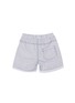 Figure View - Click To Enlarge - SEED HERITAGE  - x The Webster stripe roll up kids shorts