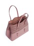 Detail View - Click To Enlarge - ALAÏA - 'Vienne' small lasercut leather tote