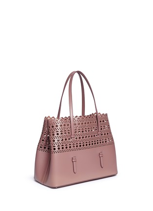 Figure View - Click To Enlarge - ALAÏA - 'Vienne' small lasercut leather tote