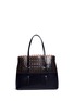 Main View - Click To Enlarge - ALAÏA - 'Vienne' small lasercut leather tote