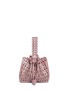 Main View - Click To Enlarge - ALAÏA - 'Lux Vienne' small lasercut leather bucket bag
