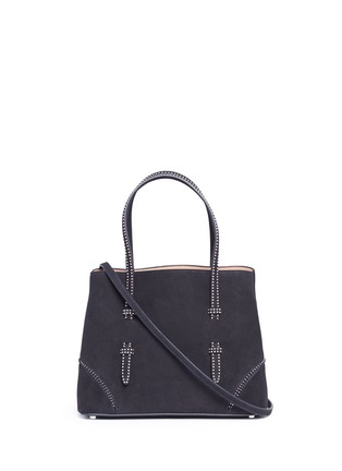 Main View - Click To Enlarge - ALAÏA - Dome stud suede tote
