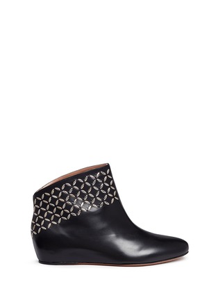 Main View - Click To Enlarge - ALAÏA - Stud leather ankle boots