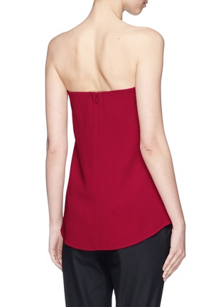 Back View - Click To Enlarge - THEORY - 'Zalballa' Rosina crepe strapless top