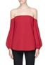 Main View - Click To Enlarge - THEORY - 'Laureema' cotton poplin off-shoulder top