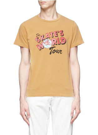 Main View - Click To Enlarge - 73387 - 'The Skate's World Tour' print T-shirt
