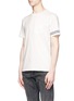 Front View - Click To Enlarge - 73387 - Stripe embroidered T-shirt