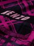 Detail View - Click To Enlarge - KENZO - 'Frame Check' logo jacquard scarf