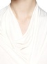 Detail View - Click To Enlarge - RICK OWENS LILIES - Cowl neck drape front sleeveless top