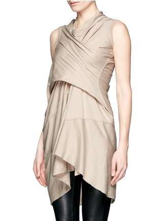 Front View - Click To Enlarge - RICK OWENS LILIES - Gather front tank top