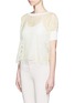 Front View - Click To Enlarge - VALENTINO GARAVANI - Guipure lace sheer top