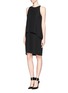 Front View - Click To Enlarge - THEORY - Lyall layered tank dress