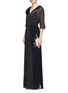 Front View - Click To Enlarge - 3.1 PHILLIP LIM - Mixed print silk-blend maxi dress