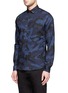 Front View - Click To Enlarge - VALENTINO GARAVANI - Camouflage print cotton shirt