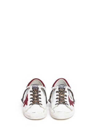 Front View - Click To Enlarge - GOLDEN GOOSE - 'Superstar' leather sneakers