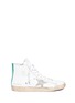 Main View - Click To Enlarge - GOLDEN GOOSE - 'Francy' leather high top sneakers