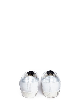 Back View - Click To Enlarge - GOLDEN GOOSE - 'Superstar' calfskin leather sneakers
