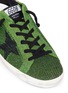 Detail View - Click To Enlarge - GOLDEN GOOSE - 'Superstar' Lurex knit sneakers