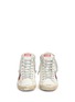 Front View - Click To Enlarge - GOLDEN GOOSE - 'Francy' calfskin leather high top sneakers