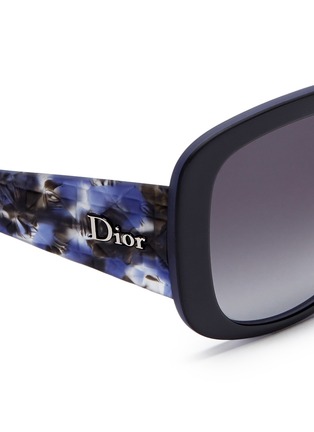 Detail View - Click To Enlarge - DIOR - 'Dior Lady Lady 1' deco temple acetate sunglasses