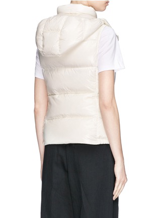 Back View - Click To Enlarge - MONCLER - 'Galene' hooded down puffer gilet