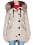 Main View - Click To Enlarge - MONCLER - 'Aredhel' fox fur trim hooded down puffer parka