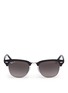 Main View - Click To Enlarge - RAY-BAN - 'Clubmaster Folding' browline sunglasses