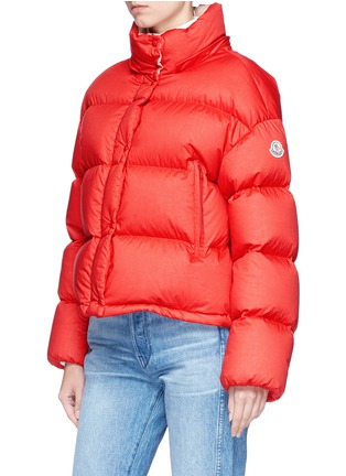 Detail View - Click To Enlarge - MONCLER - 'Paeonia' hooded down puffer jacket