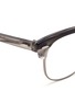 Detail View - Click To Enlarge - RAY-BAN - 'Clubmaster' acetate browline optical glasses