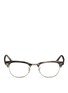 Main View - Click To Enlarge - RAY-BAN - 'Clubmaster' acetate browline optical glasses