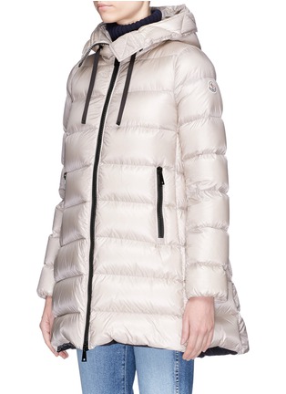 Front View - Click To Enlarge - MONCLER - 'Suyen' hooded long down puffer parka