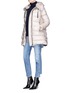 Figure View - Click To Enlarge - MONCLER - 'Suyen' hooded long down puffer parka