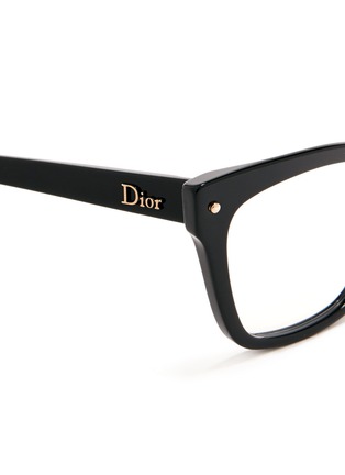 Detail View - Click To Enlarge - DIOR - Squared cat eye optical glasses