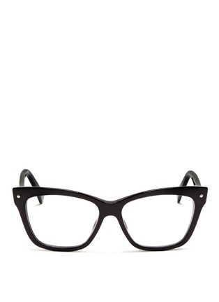 Main View - Click To Enlarge - DIOR - Squared cat eye optical glasses