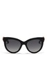 Main View - Click To Enlarge - - - Metal lace cat eye sunglasses