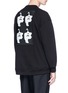 Back View - Click To Enlarge - NEIL BARRETT - Abstract face sweatshirt