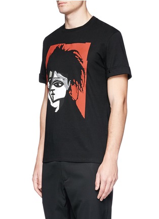 Front View - Click To Enlarge - NEIL BARRETT - Picasso graphic print T-shirt