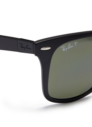 Detail View - Click To Enlarge - RAY-BAN - 'Original Wayfarer' matte acetate sunglasses