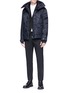Figure View - Click To Enlarge - NEIL BARRETT - Camouflage print padded twill jacket