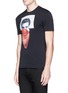 Front View - Click To Enlarge - NEIL BARRETT - Portrait bandana print T-shirt