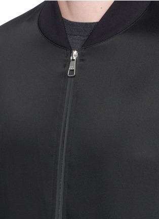 Detail View - Click To Enlarge - NEIL BARRETT - 'Modernist' paisley panel bomber jacket