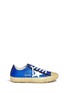 Main View - Click To Enlarge - GOLDEN GOOSE - 'V-Star 2' patent star patch glitter sneakers