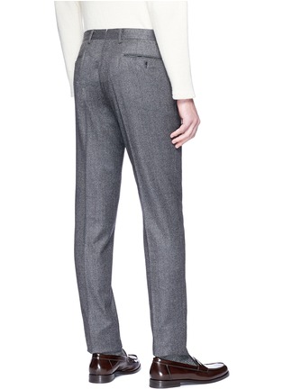 Back View - Click To Enlarge - RING JACKET - Brushed wool slim fit pants