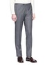 Front View - Click To Enlarge - RING JACKET - Brushed wool slim fit pants