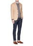 Figure View - Click To Enlarge - RING JACKET - Camel hair blazer