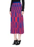 Front View - Click To Enlarge - PROENZA SCHOULER - Block jacquard pleated skirt